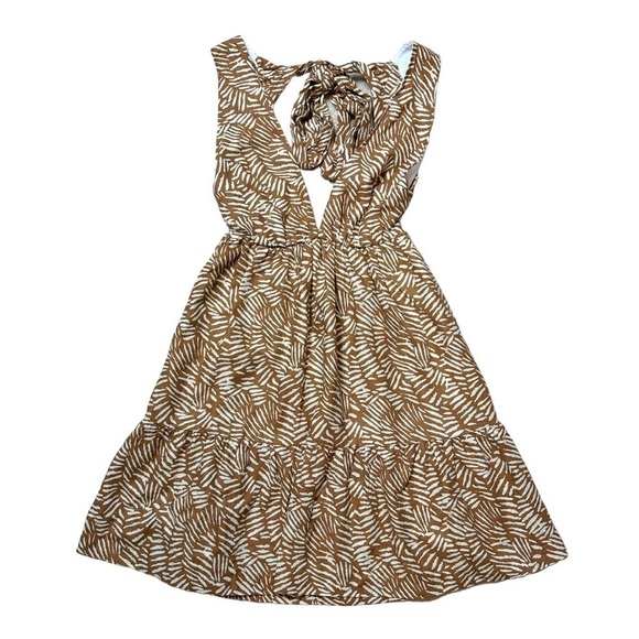 House of Harlow 1960 Brown Animal Print Mini Dress | U.S. Woman’s XSmall - Picture 1 of 9